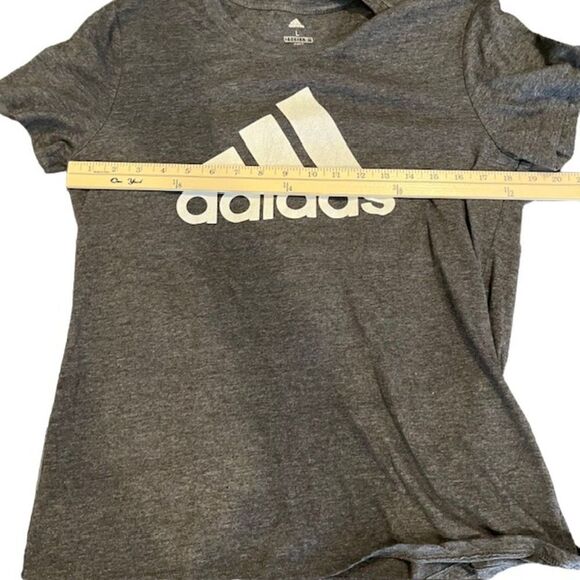 Adidas Golf Sereno Women's Graphic Tee Charcoal Size Large - Picture 7 of 9